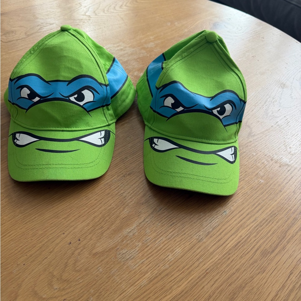 Green Ninja Turtle Caps
